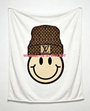 LV Smiley Beanie Blanket Monogram Smiley Throw 149